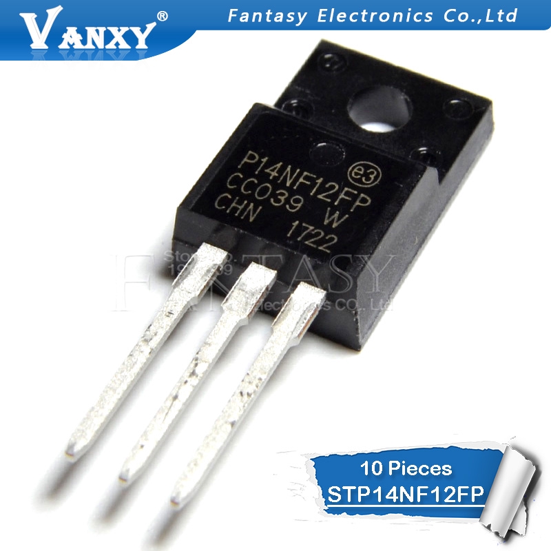 10PCS STP14NF12FP TO-220F STP14NF12 TO220F P14NF12FP P14NF12 TO-220 ใหม่เดิม