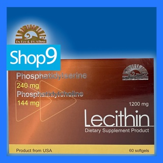 LYNAE DR.LEE&amp;DR.ALBERT LECITHIN 1200MG (60 SOFTGELS) EXP 02/2024 ไลเน่ เลซิติน 1200 มก 60 ซอฟเจล