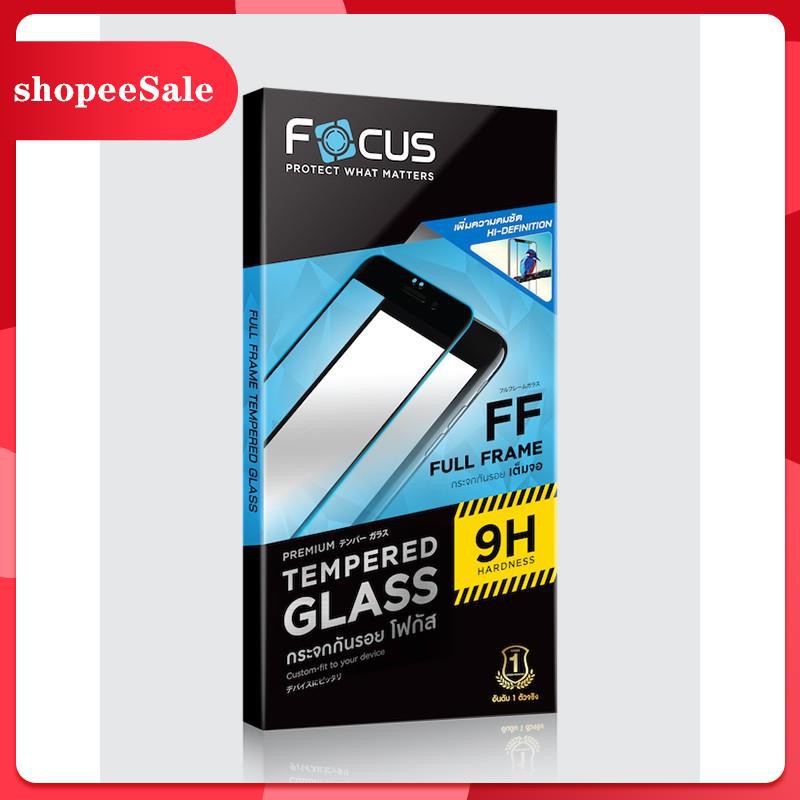 Focusฟิล์มกระจกเต็มจอVivoทุกรุ่นoppo Y17/Y12/Y15 / V17 / V9 / V11 / V11i / V15 / V15pro/v19/F5/ F7/F