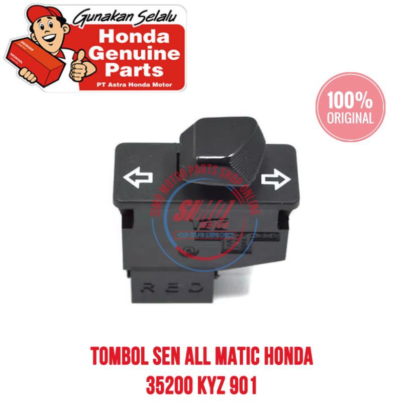 TOMBOL SKL13 ปุ่มสวิตช์ไฟเลี้ยว Vario 125 Beat Vario FI 35200 KYZ 901