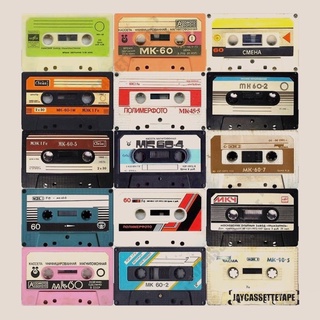 เทป เทปเพลง Cassette Tape : เทปไม่มีปก สุ่มคละสี่