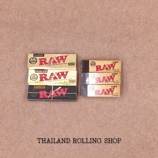 ชุดสุดคุ้ม กระดาษ+กรอง RAW Classic Organic Black 70mm Single Wide สินค้าแท้ 100% (Made in Spain) พร้อมส่งทุกวันจากไทย