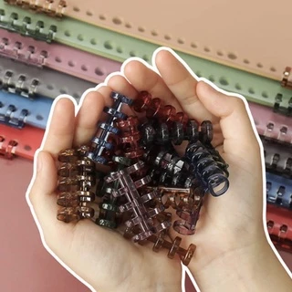 <พร้อมส่ง> NEJA LIFE สันห่วงสีใส Retro Color ข้อสั้น 5ห่วง มี 6สี แบบแพ็ค 📒 เครื่องเขียน, สมุดรีฟิว, อุปกรณ์สำนักงา
