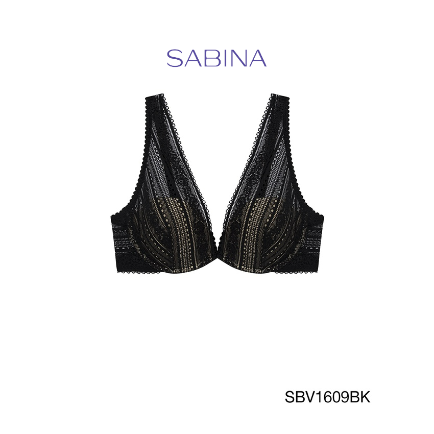 Sabina เสื้อชั้นใน รุ่น Mad Moiselle รหัส SBV1609BK สีดำ