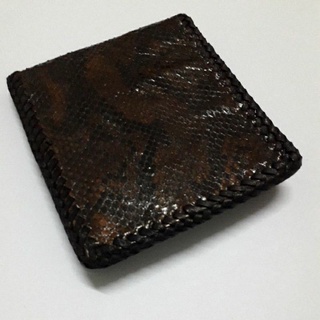 python wallet lacing baby crocodile กระเป๋าสตางค์จระเข้แท้