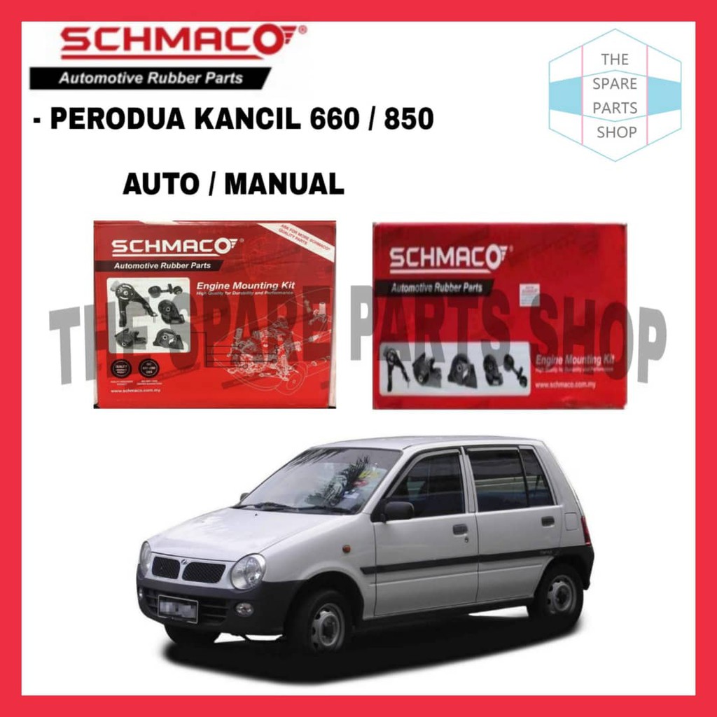 Perodua Kancil 660 850 Auto Manual Schmaco Engine Mounting Kit Set 3pcs In 1 Set 1 Year Warranty Shopee Thailand