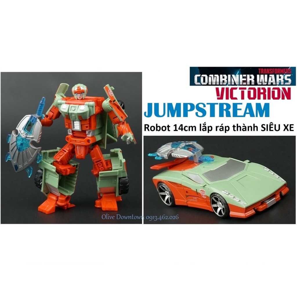 ️ Jumpstream Robot 14cm ประกอบเป็น supercar - Transformers Combiner Wars