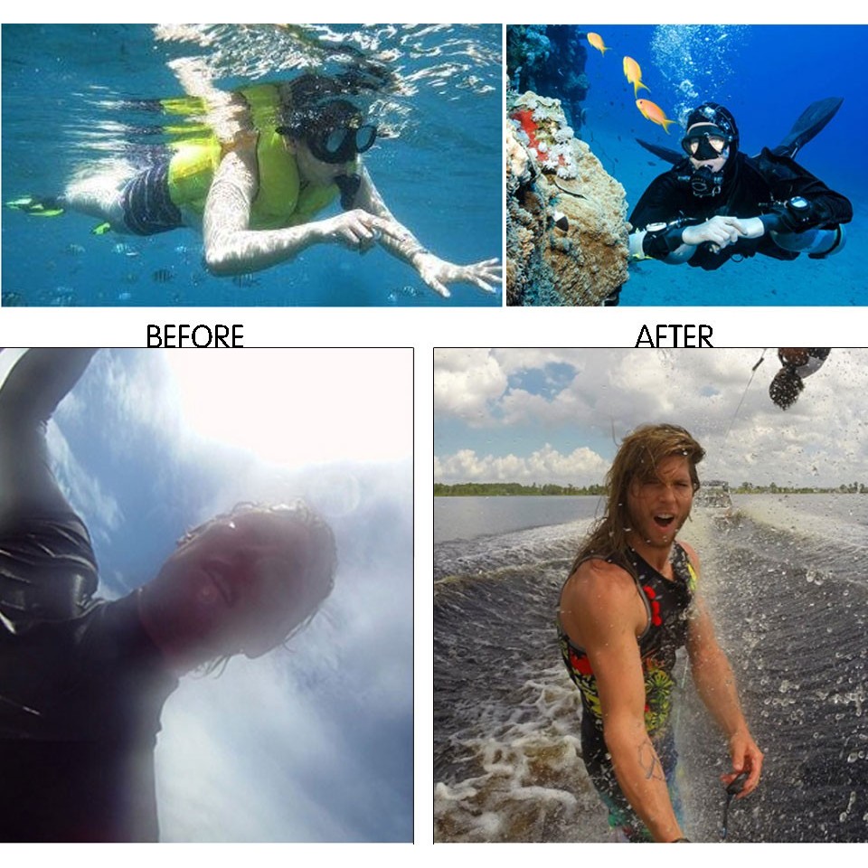 Anti  Fog 12 ชิ้น แผ่นกันฝ้าสำหรับ Gopro Yi SJ4000 Action Camera ทุกรุ่น