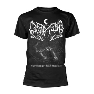 T-shirt เสื้อยืดแขนสั้น คอกลม พิมพ์ลาย Leviathan tenth sublevel of suicide แฟชั่นสําหรับผู้ชาย S-5XL