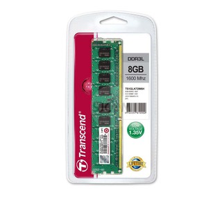 Transcend RAM-Memory for SERVER DDR3L-1600 ECC-DIMM 8GB  (รับประกันตลอดอายุการใช้งาน)- มีใบกำกับภาษี