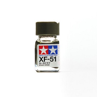 Tamiya Enamel Color 80351 XF-51 Khaki Drab (Flat) 45135620 (สี)