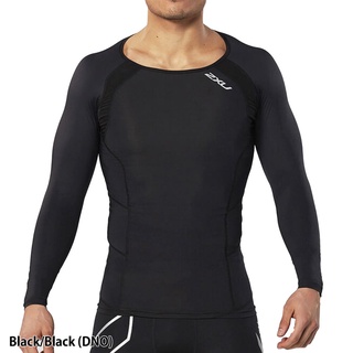 2XU Mens Compression L/S Top MA2308a - เสื้อออกกำลังกาย