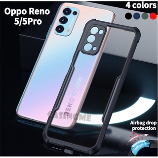 เคสโทรศัพท์มือถือแบบใสกันกระแทกสําหรับ Oppo Reno 5 5Pro Reno5 Pro OPPOReno5 4G 5G