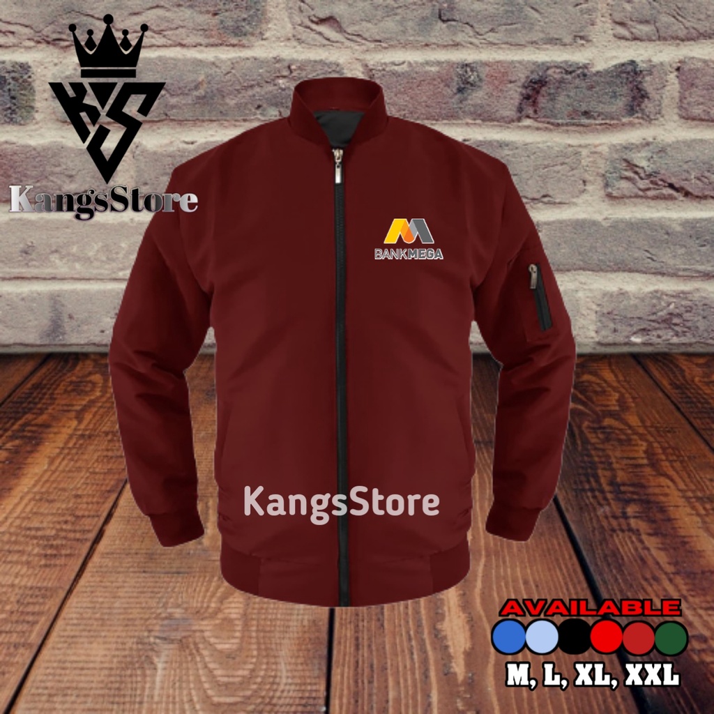 เสื้อแจ็คเก็ต MEGA BANK | เสื้อแจ็คเก็ต EMBROIDERED BOMBER | เสื้อแจ็คเก็ตธนาคารที่กําหนดเอง