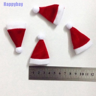 (Happybay) หมวกคริสต์มาส ขนาดเล็ก อุปกรณ์เสริม สําหรับตกแต่งบ้านตุ๊กตา 1/6 1/12