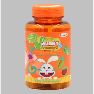 Veggie Gummy Vitamin C Maxxlife แม็กซ์ไลฟ์ เวจจี้ กัมมี่ วิตามินซี ปริมาณสุทธิ 120 g.