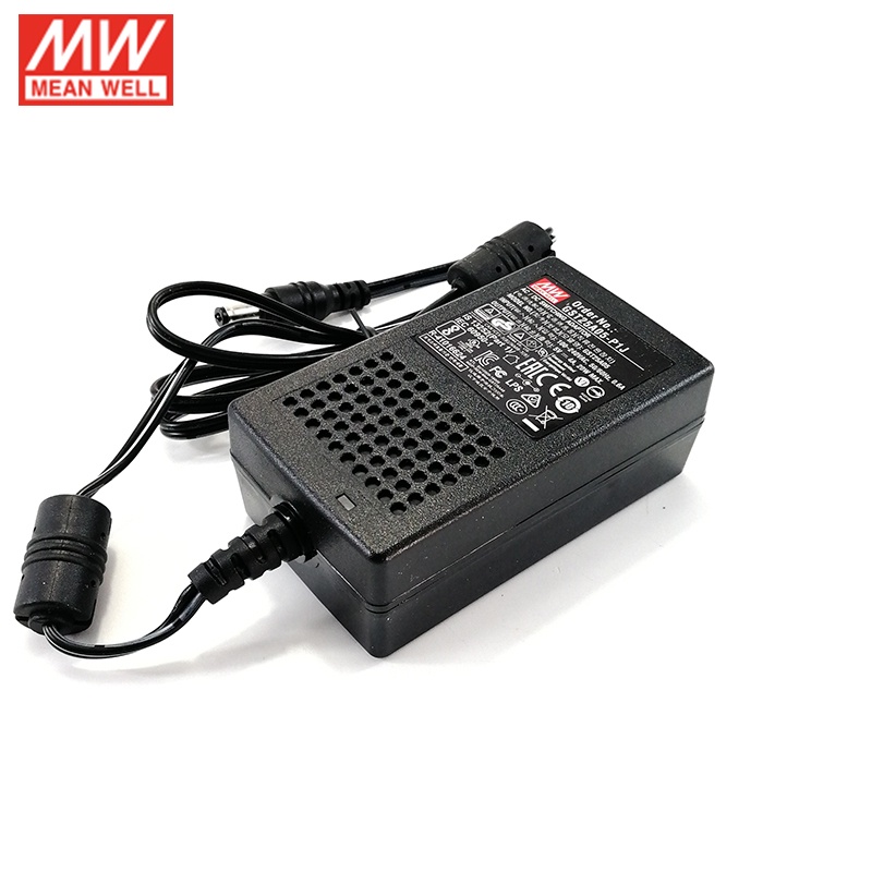 Gst25a09-p1j MEAN WELL อุตสาหกรรมเดสก์ท็อป Adaptor 110V220VAC ถึง 9VDC 2.55A 23W Meanwell ระดับ VI อ