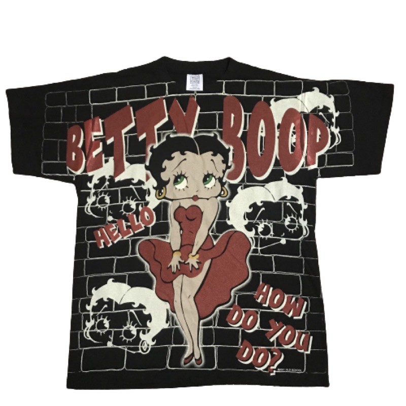 เสื้อยืดการ์ตูน ที่มาแรง BETTY BOOP 90’ Size’ L / XL 670฿