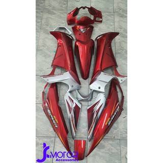 ชุดสี Wave125i_05 สีแดงแก้ว-บรอนด์