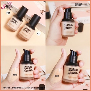 Sivanna colors matte glow foundation uv25 HF6052 ซีเวียน่า คัลเลอร์ แมทท์ โกลว ฟาวเดชั่น