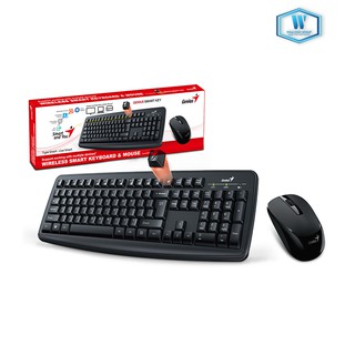 Genius Wireless Multimedia Keyboard Mouse Combo KM-8100