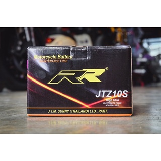 RR BATTERY JTZ10S แบตเตอรี่ 12V 9.1AH สำหรับ FORZA300 ปี 2018 ถึง FORZA350 และรถรุ่นอื่นๆ มีรับประกัน 6 เดือน ลูกละ 890฿