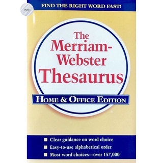 Merriam Webster Thesaurus Home&amp;Office Edition 🔥หนังสือลดราคา