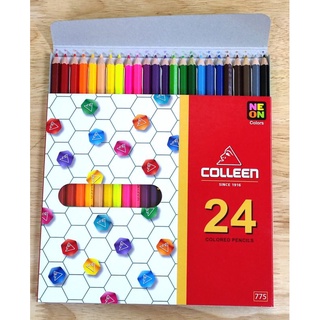 สีไม้คอลลีน Colleen แท่งยาว 24สี