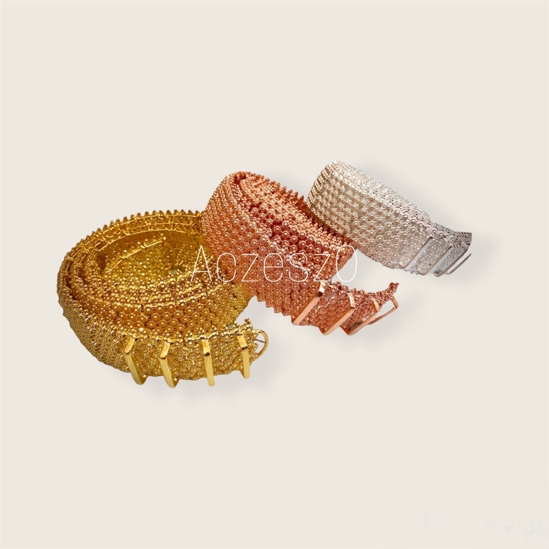 สายเข็มขัดพิกุลเจ้าสาวยาว35นิ้ว