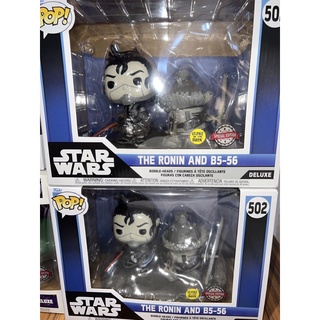 POP! Funko เรื่อง Star Wars The Ronin And B5-56 เรืองแสง ของแท้ 100% มือหนึ่ง