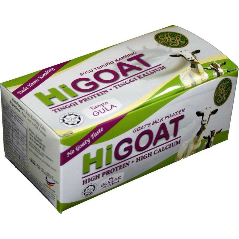 นมแพะ (รสธรรมชาติ) 1 กล่อง 15 ซอง HIGOAT Instant Goat's Milk Powder