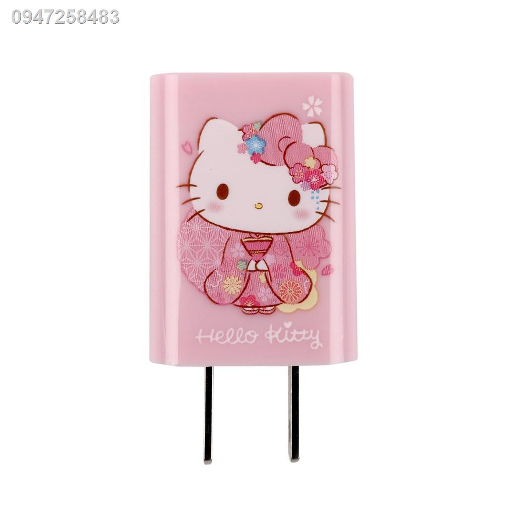 ❖□Rizz(ริซ) Hello Kitty - Lightning Charger Set ชุดชาร์จสุดคุ้มลายคิตตี้ ที่ชาร์จ+สายชาร์จ Lightning