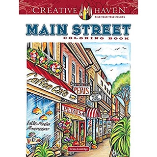 Main Street (Creative Haven Coloring Books) (CLR CSM) หนังสือภาษาอังกฤษมือ1(New) ส่งจากไทย