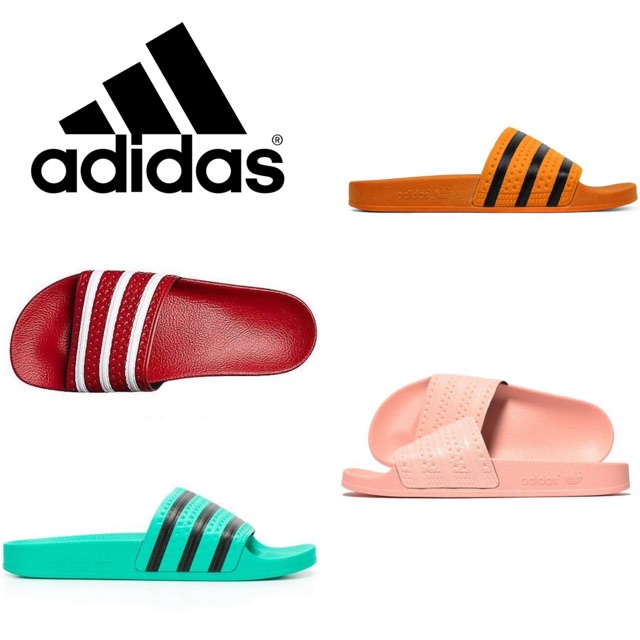 รองเท้าแตะ Adidas Adilette สีหายากแท้100%จากช้อปอังกฤษ (Made in Italy)