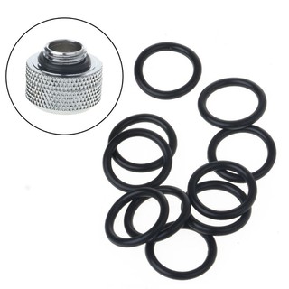 bang g 1/4 thread water cooling o - ring อุปกรณ์เสริมคอมพิวเตอร์ 10 ชิ้น