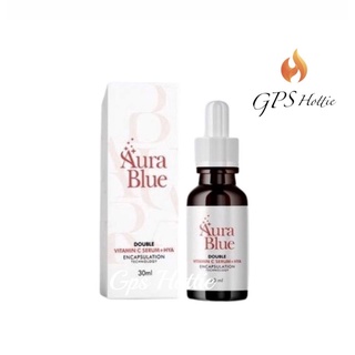 ✅มีบัตรตัวแทน✅ของแท้❤️ส่งไว⚡Aura Blue Serum เซรั่มออร่าบลู Double Serum Vitamin C+Hya เซรั่มหน้าใส จบทุกปัญหาผิว