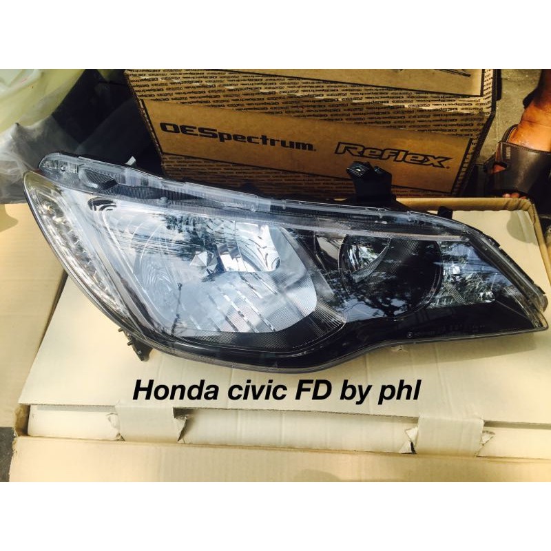 ไฟหน้า Honda Civic FD 1.8 อะไหล่แท้ ปี2008-2011 อะไหล่แท้Honda ราคาดวงละ