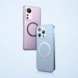 Baseus Magnetic Ring Series แผ่นโลหะแม่เหล็กสำหรับชาร์จไร้สาย Magsafe สําหรับ iPhone 14/13/12/11/XS อุปกรณ์เสริมมือถือ