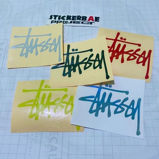 สติกเกอร์ ลาย Stussy สไตล์โมเดิร์น สําหรับติดตกแต่งหมวกกันน็อค แล็ปท็อป