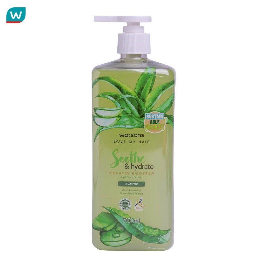 Watsons วัตสัน อโลเวร่า แอนด์ ไลแลค แชมพู 700มล.
