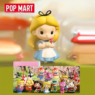 ★Hgtoys★[Optional] [ ] ตุ๊กตา Popmart Alice Wonderland Series Mystery Box ของเล่นสําหรับเด็ก