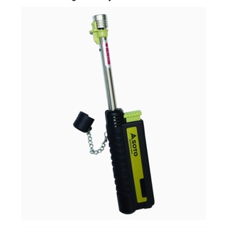 ✅ส่วนลดโค้ดคุ้ม10%OFF✅  ไฟแช็กแบบไฟฟู่ SOTO ST-480C Slide Gas Torch, Black x Olive