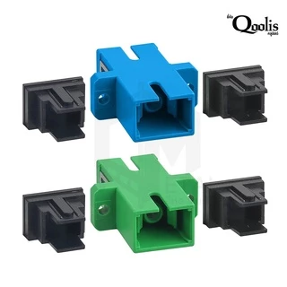 ต่อตรง SC-SC Simplex Adapter สำหรับต่อสายไฟเบอร์ออฟฟติกเอาสาย 2 ด้านมาเสียบเข้าไปยัง adapter (บรรจุ 1 ตัว)