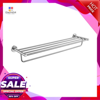 ชั้นวางพร้อมราว HAFELE 499.98.309 สเตนเลสTOWEL RACK HAFELE 499.98.309 STAINLESS STEEL