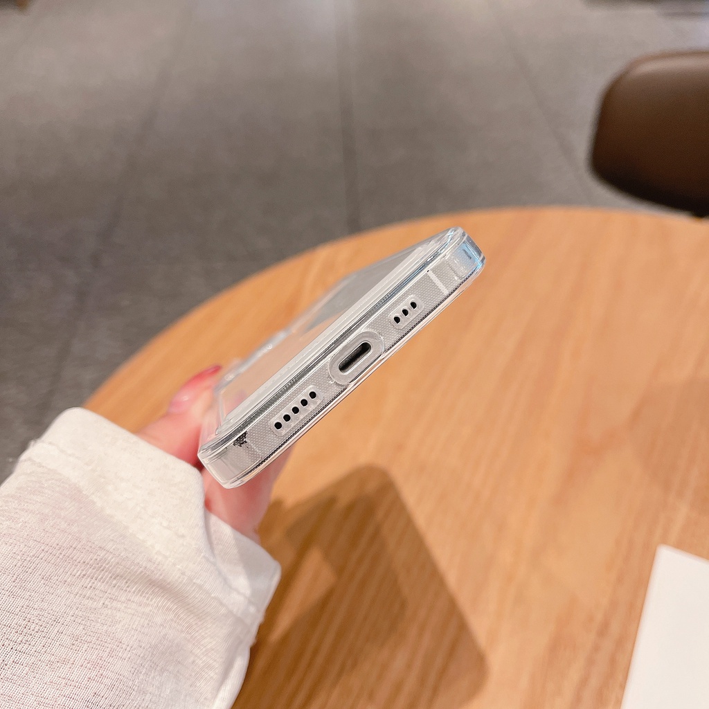 เคส Redmi Note 11 11S 10 10S 9 9S 8 Pro Redmi 10 10C 10A 9 9A 9T 9C POCO M3 X3 NFC Xiaomi MI 11 Lite 11T Pro Note11 Note10 4G Note9 Note8 Redmi10 2022 Transparent Protect Camera Card Package Soft Case #8