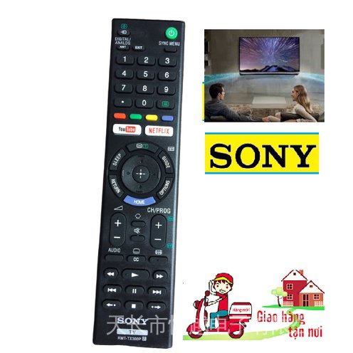 การควบคุมทีวี Sony 43w660g rmt-tx300p มีจําหน่ายสําหรับสมาร์ททีวี 4K