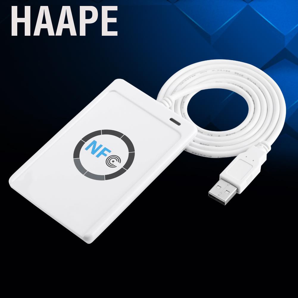 Haape NFC RFID Reader / Writer ACR122U ISO 14443A B + Free Software in ...