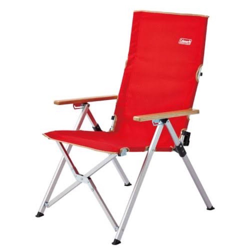เก้าอี้ Coleman lay chair สีแดง