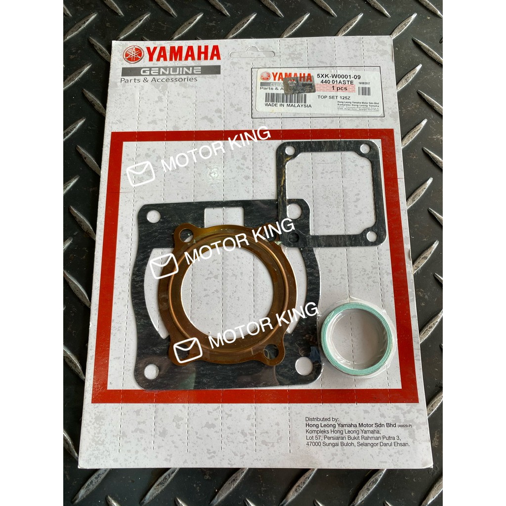 ปะเก็นชุดด้านบน Yamaha 125 125Z 125ZR Yamaha HLY Y125 Y125Z Y125ZR