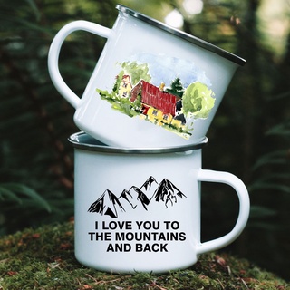 แก้วน้ำ ลายภูเขา I Love You to the Mountains and Back Camper ของใช้ภายในบ้าน